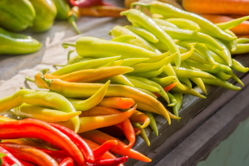 Selection of peppers